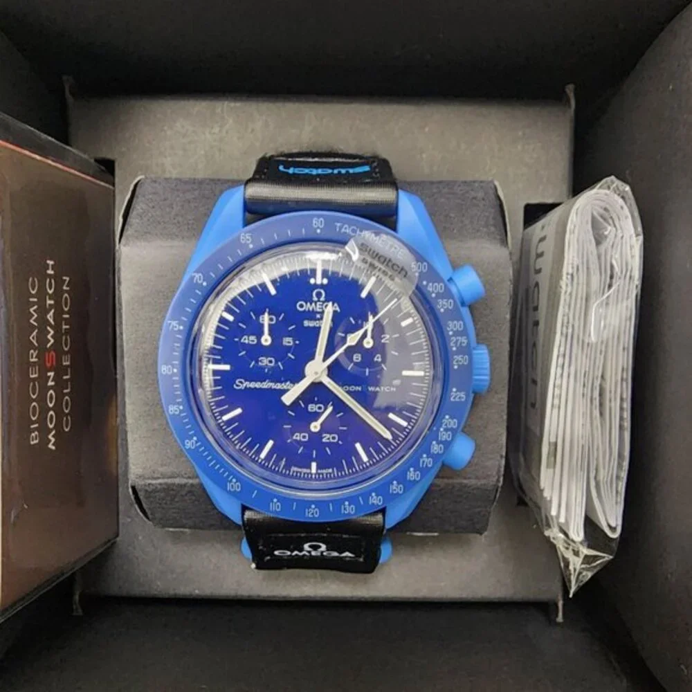 Swatch x Omega MoonSwatch Mission to Neptune Watch